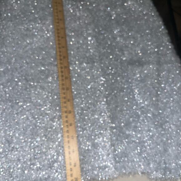 TOMMY HILFIGER FURY TINSEL METALLIC GRAY OPEN CARDIGAN SWEATER SIZE XL - Picture 4 of 10